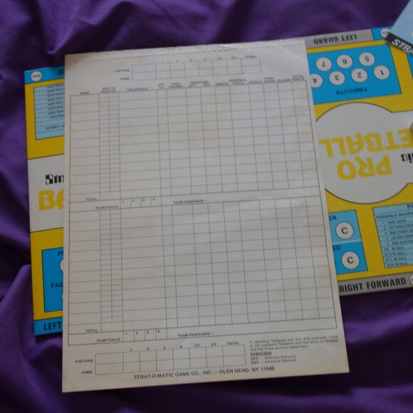 Vintage 1981 Strat-O-Magic Pro Basketball with Larry Bird & Magic Johnson - Picture 14 of 16